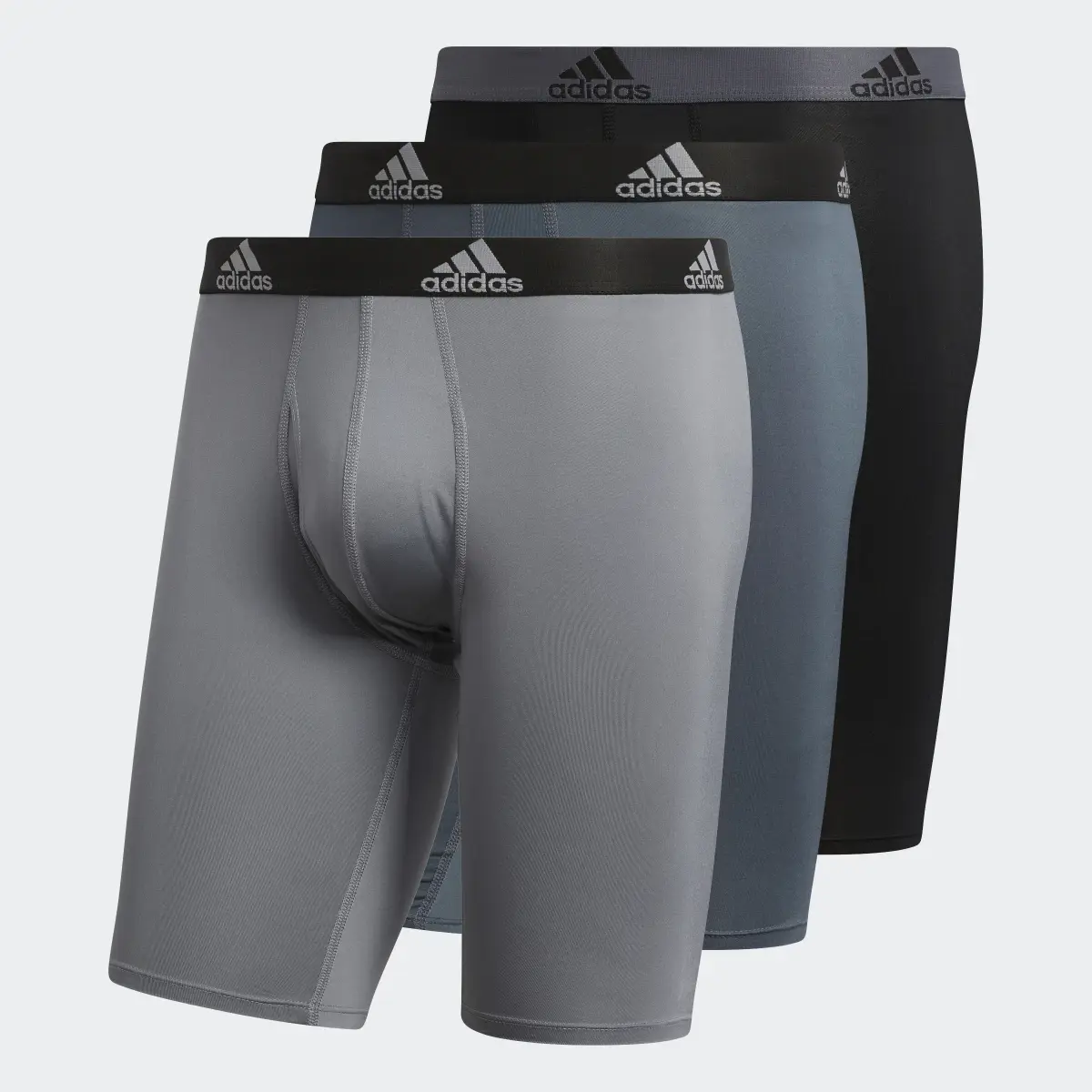 Adidas Performance Long Boxer Briefs 3 Pairs. 2