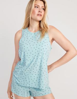 Old Navy Maternity Sleeveless Slub-Knit Nursing Top blue