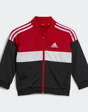 Adidas Tiberio 3-Stripes Colorblock Shiny Tracksuit Kids. 3 Adidas Tiberio 3-Stripes Colorblock Shiny Tracksuit Kids. 3