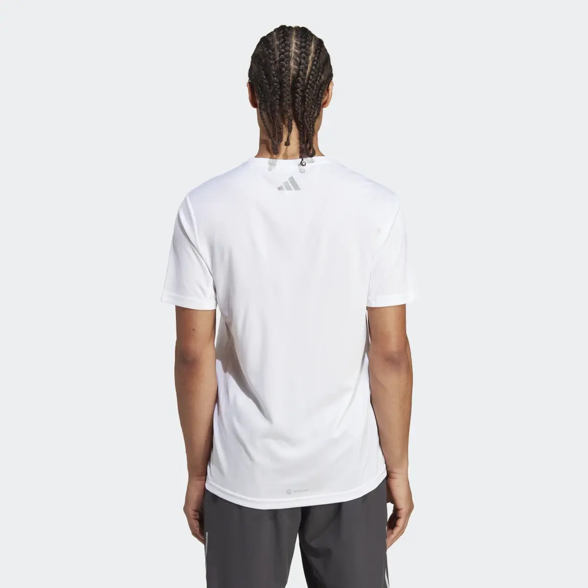 Adidas T-shirt Run Icons 3 Bar Logo. 3