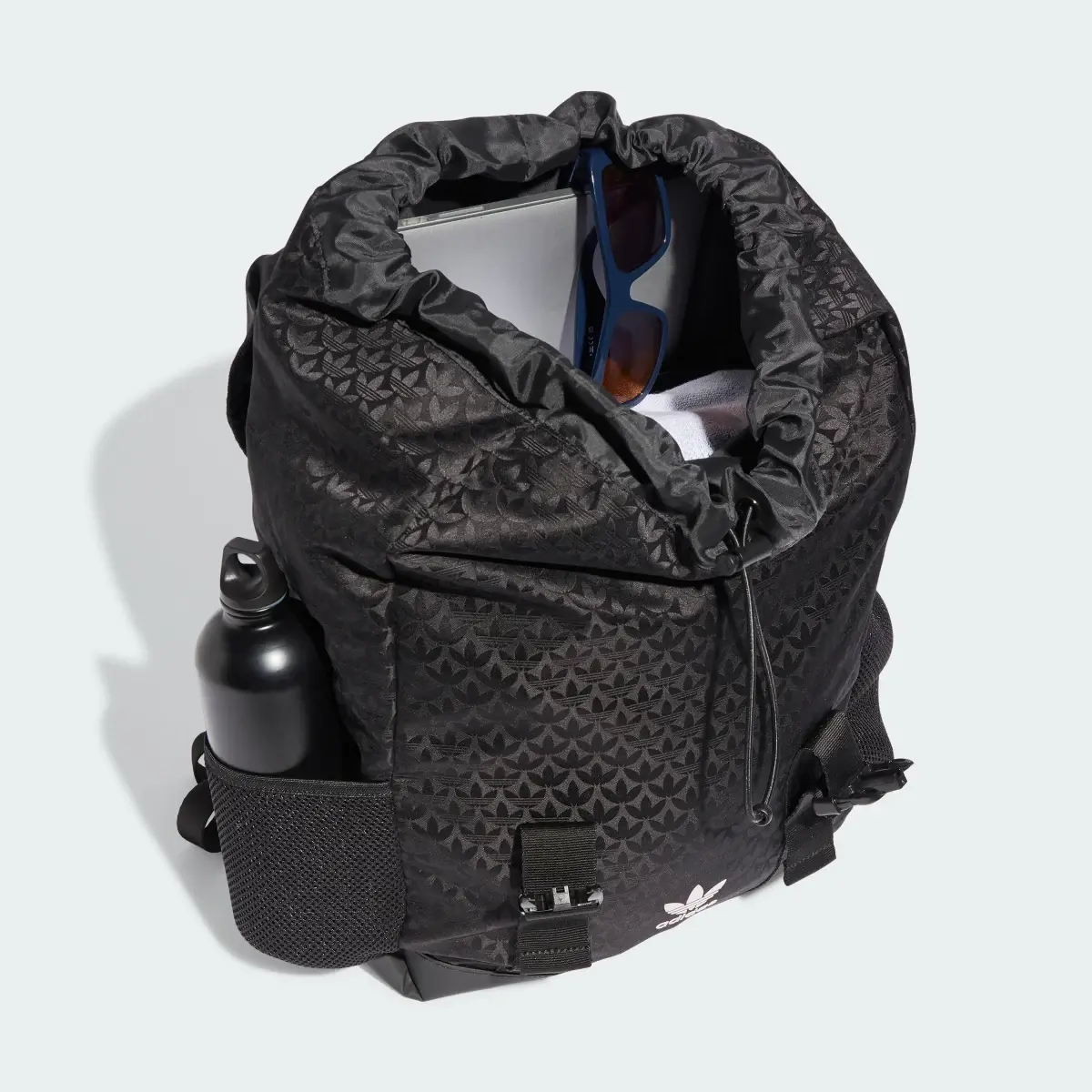 Adidas Trefoil Monogram Jacquard Backpack. 3
