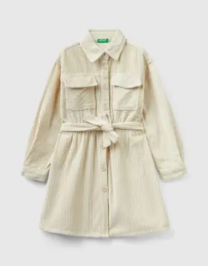 corduroy shirt dress