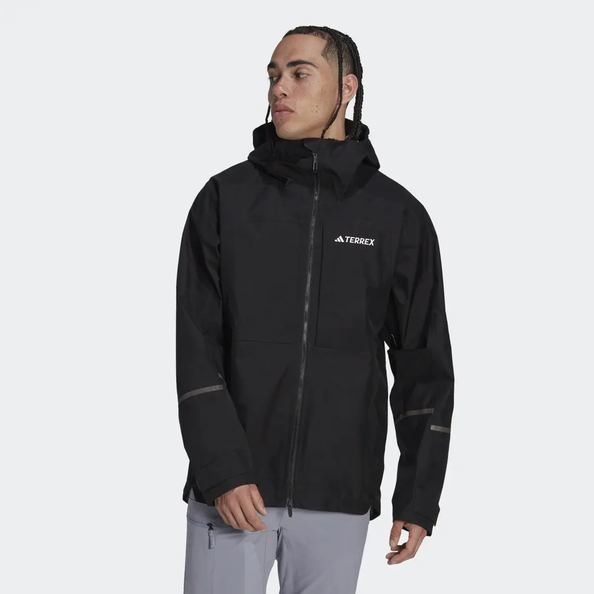 Adidas Terrex XPLORIC GORE-TEX Rain Jacket. 2