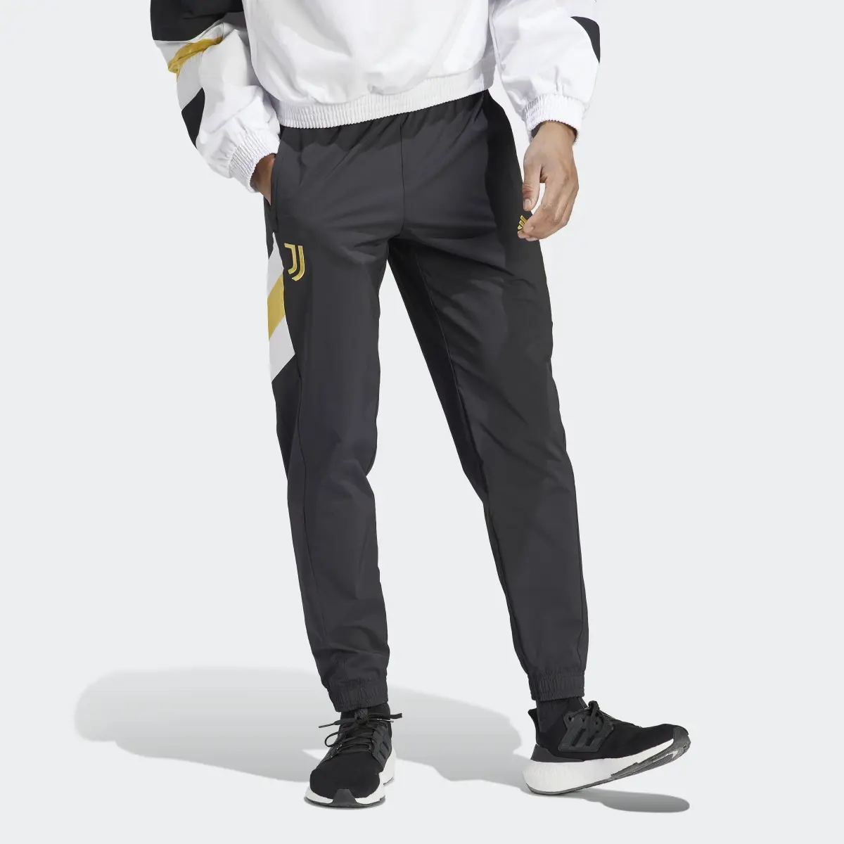 Adidas Juventus Icon Woven Tracksuit Bottoms. 1