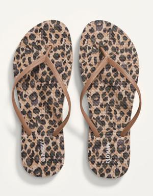 Old Navy Flip-Flop Sandals (Partially Plant-Based) brown