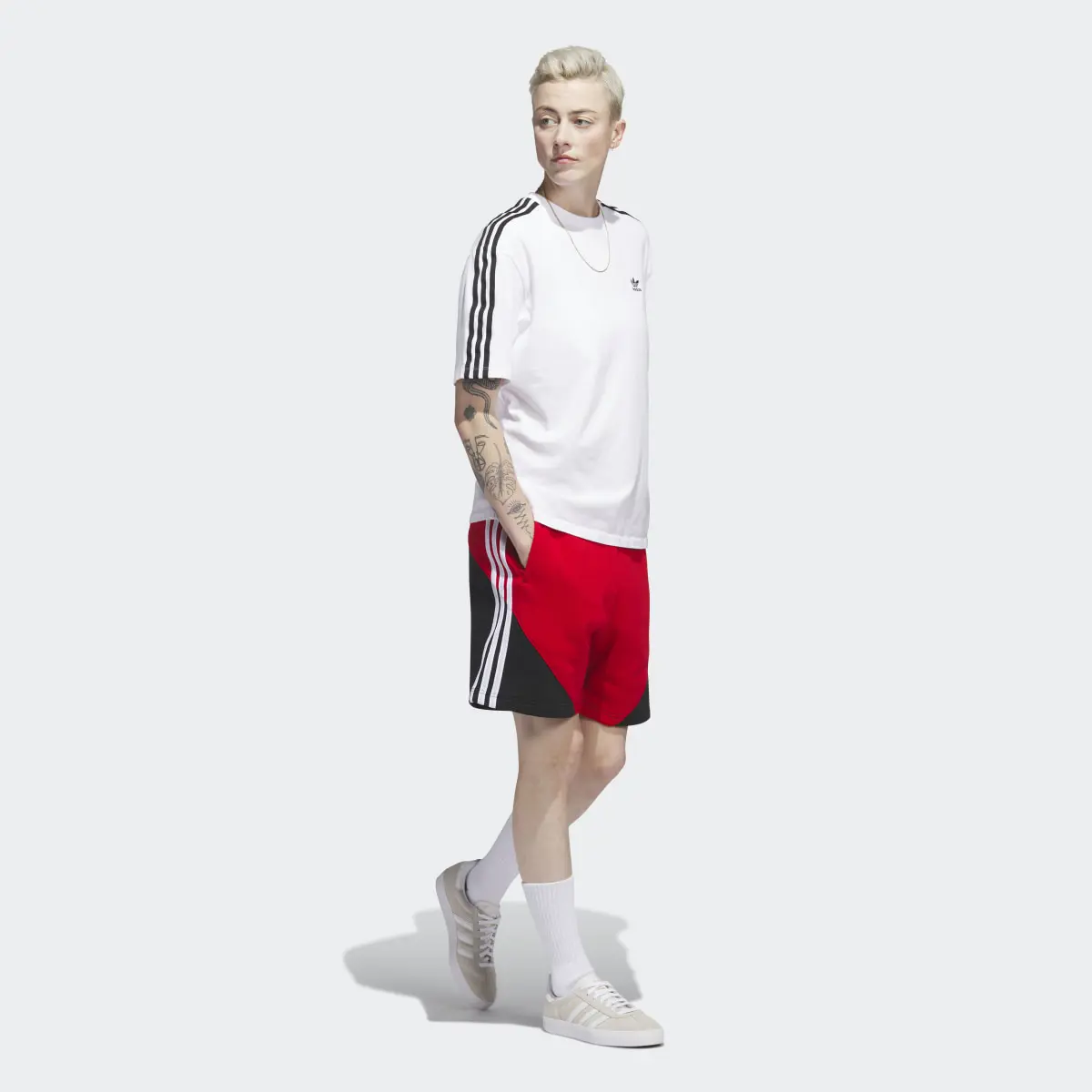 Adidas SST Fleece Shorts. 3