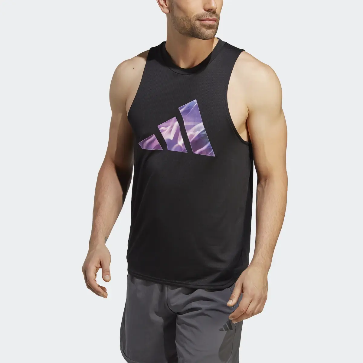 Adidas Camiseta sin mangas Designed for Movement HIIT Training. 1