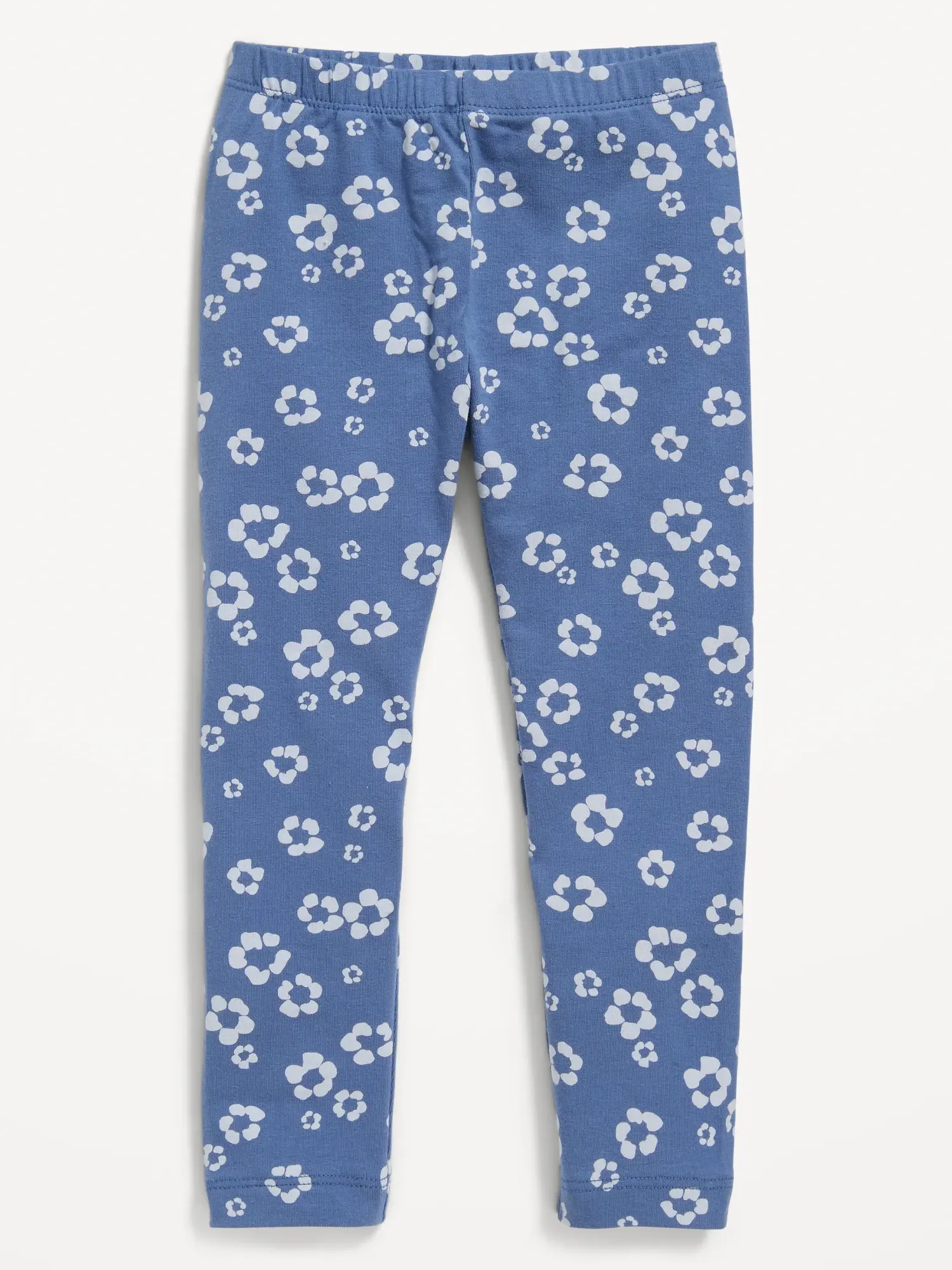 Old Navy Printed Full-Length Leggings for Toddler Girls blue. 1