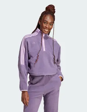 Adidas Tiro Half-Zip Fleece Sweatshirt. 2 Adidas Tiro Half-Zip Fleece Sweatshirt. 2
