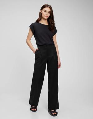 High Rise SoftSuit Trousers black