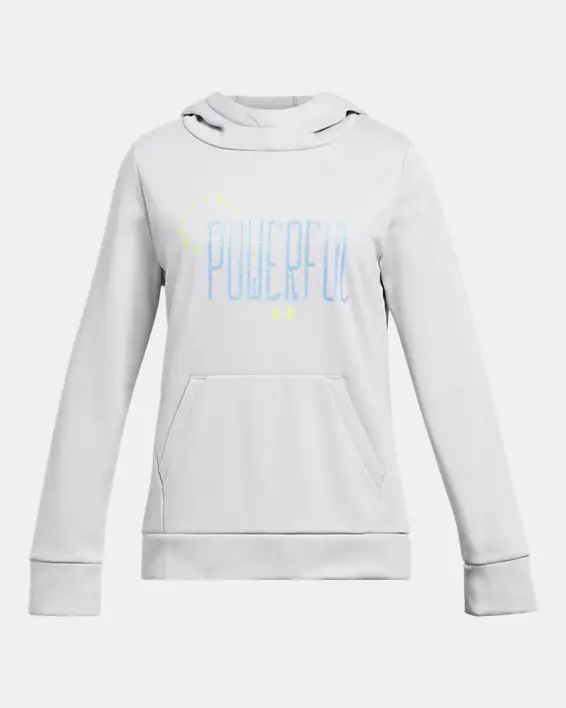 Under Armour Girls' Armour Fleece® Positive Hoodie. 1