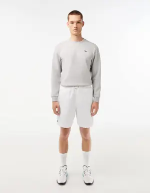 Lacoste Men's Lacoste SPORT tennis shorts in solid diamond weave taffeta