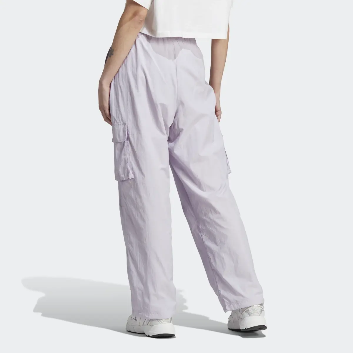 Adidas Premium Essentials Nylon Cargo Pants. 2