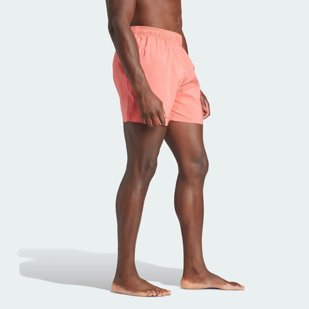 Adidas Solid CLX Short-Length Swim Shorts. 3