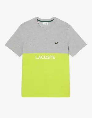 Men’s Lacoste Regular Fit Cotton Jersey Colourblock T-shirt