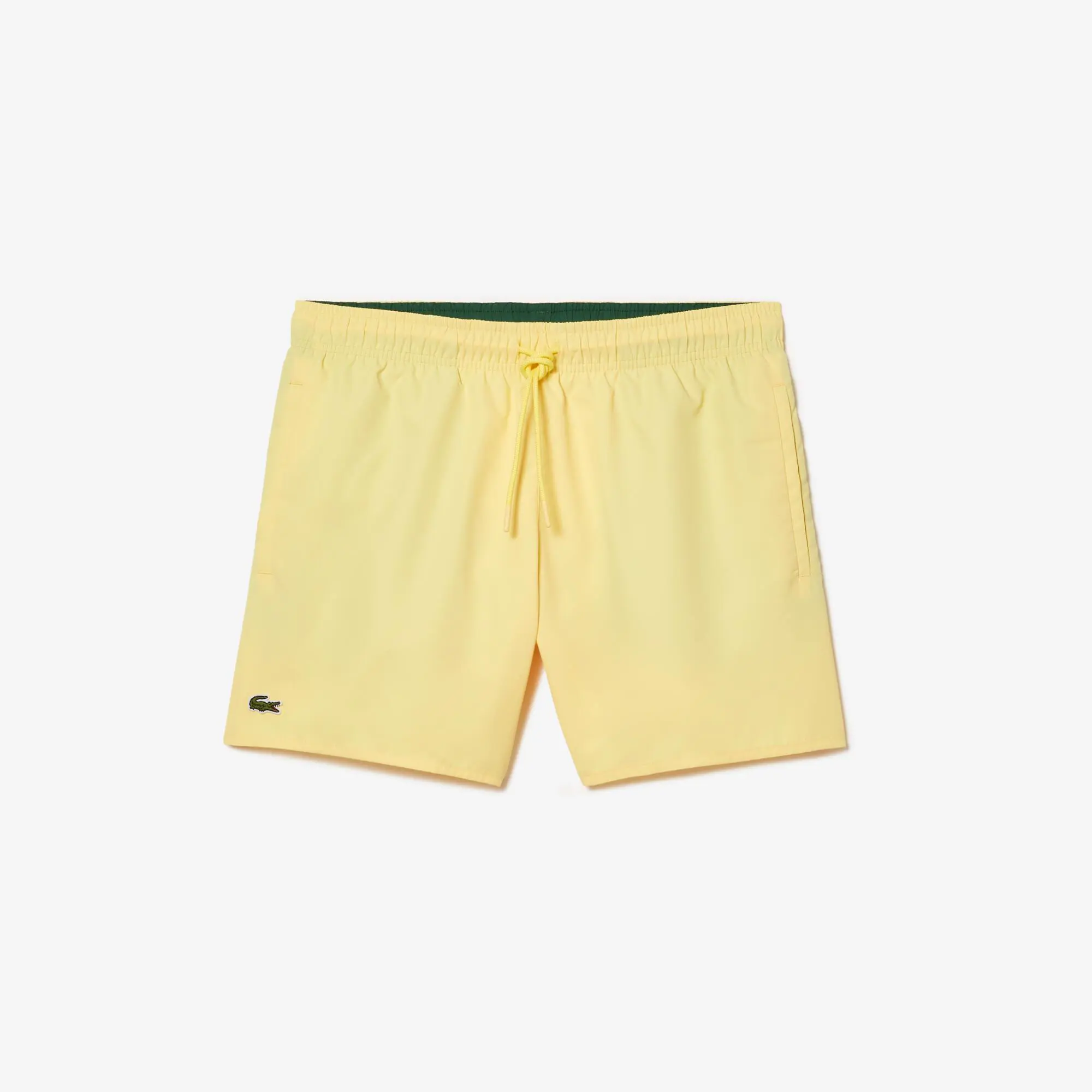 Lacoste Short de bain léger uni à séchage rapide. 2