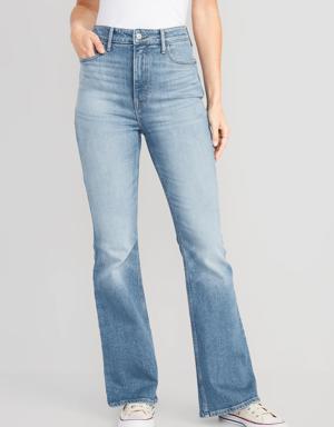 Old Navy Extra High-Waisted Flare Jeans blue