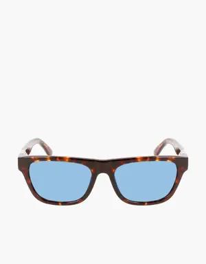 Men's Scale-Style Rectangle Acetate L.12.12 Sunglasses