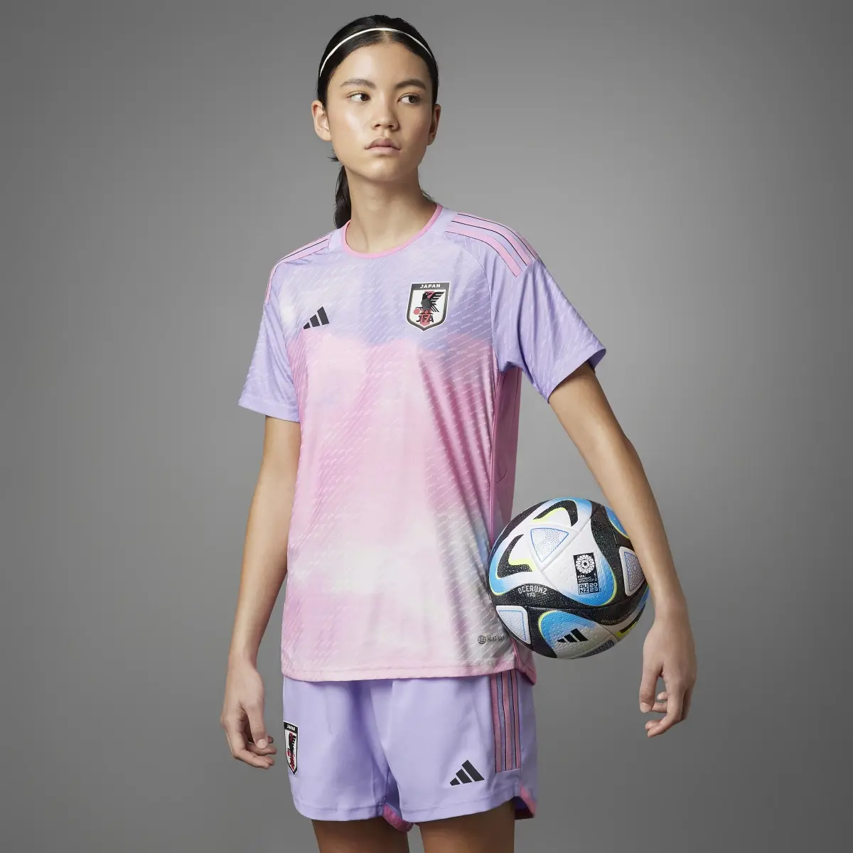 Adidas Camisola Alternativa Oficial 23 da Seleção Feminina do Japão. 1