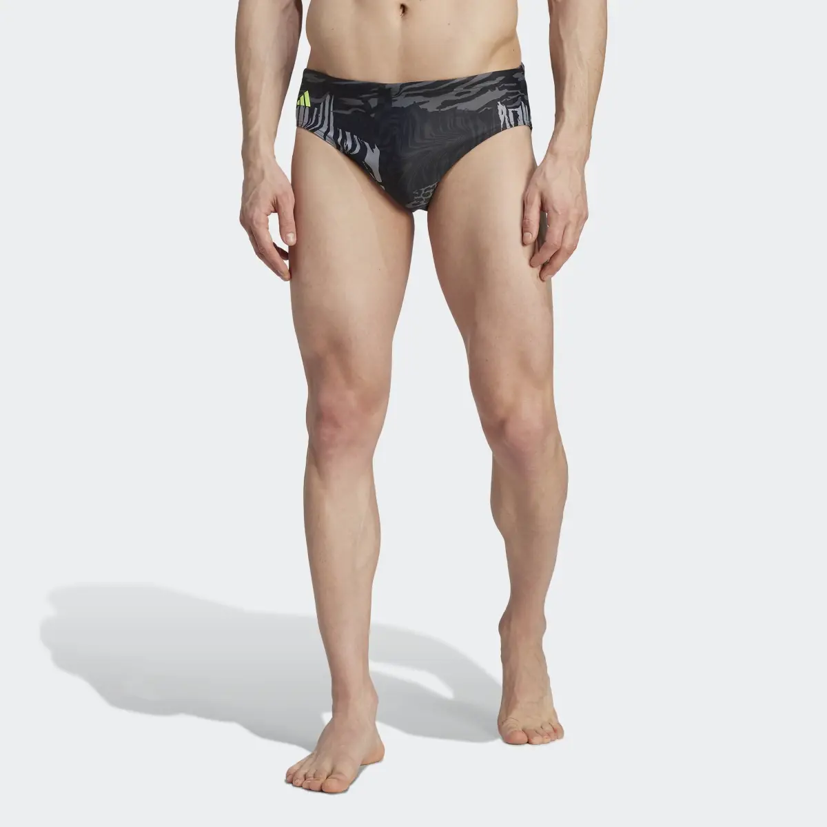 Adidas Performance Graphic Swim Trunks. 1