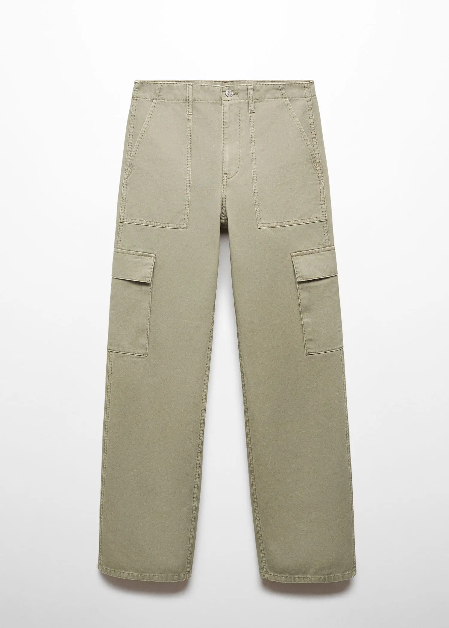 Mango Cargo-Jeans mit Taschen. 1