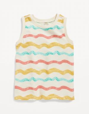 Old Navy Unisex Printed Tank Top for Toddler multi