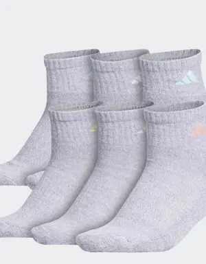 Adidas Athletic Cushioned Quarter Socks 6 Pairs