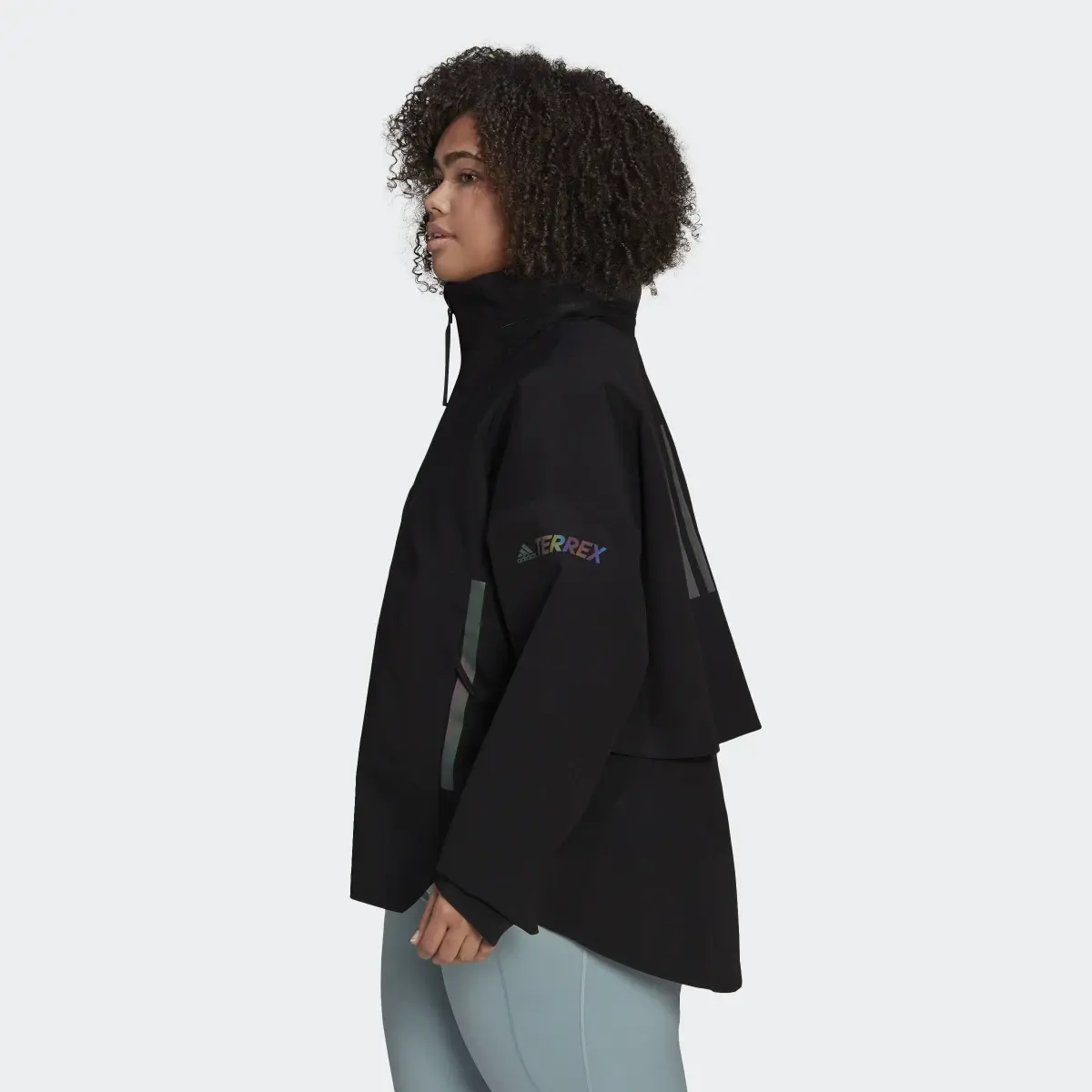 Adidas Terrex CT MYSHELTER RAIN.RDY Jacket (Plus Size). 3