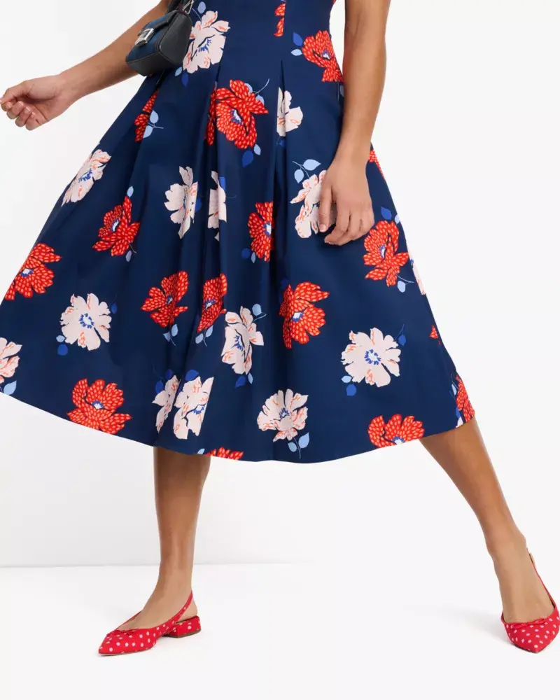 Kate Spade Dotty Floral Faille Dress. 2