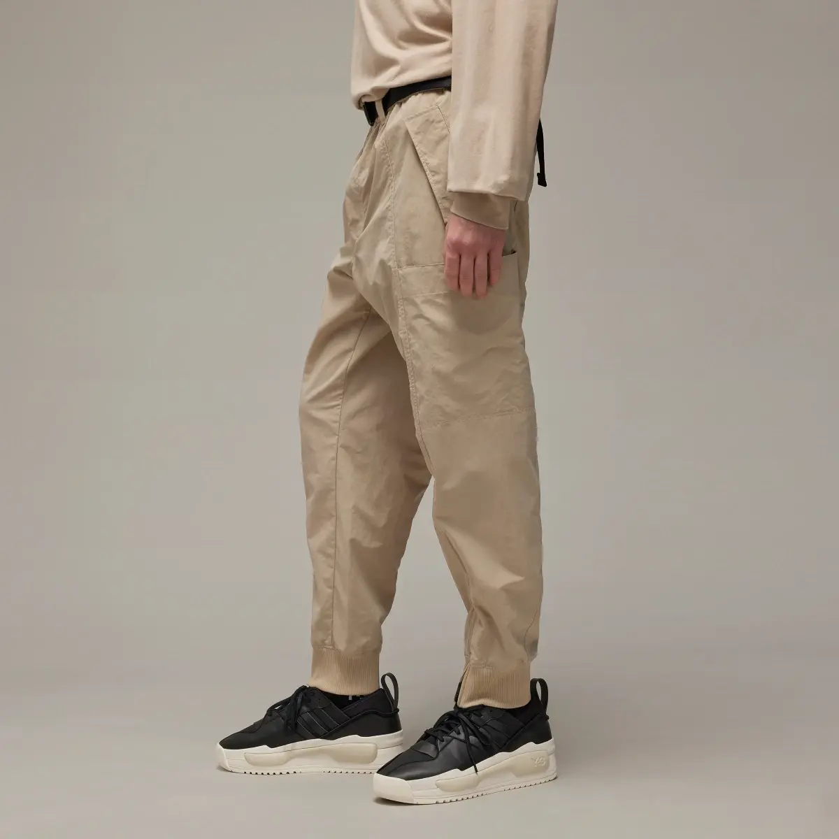 Adidas Y-3 Crinkle Nylon Cuffed Pants. 2