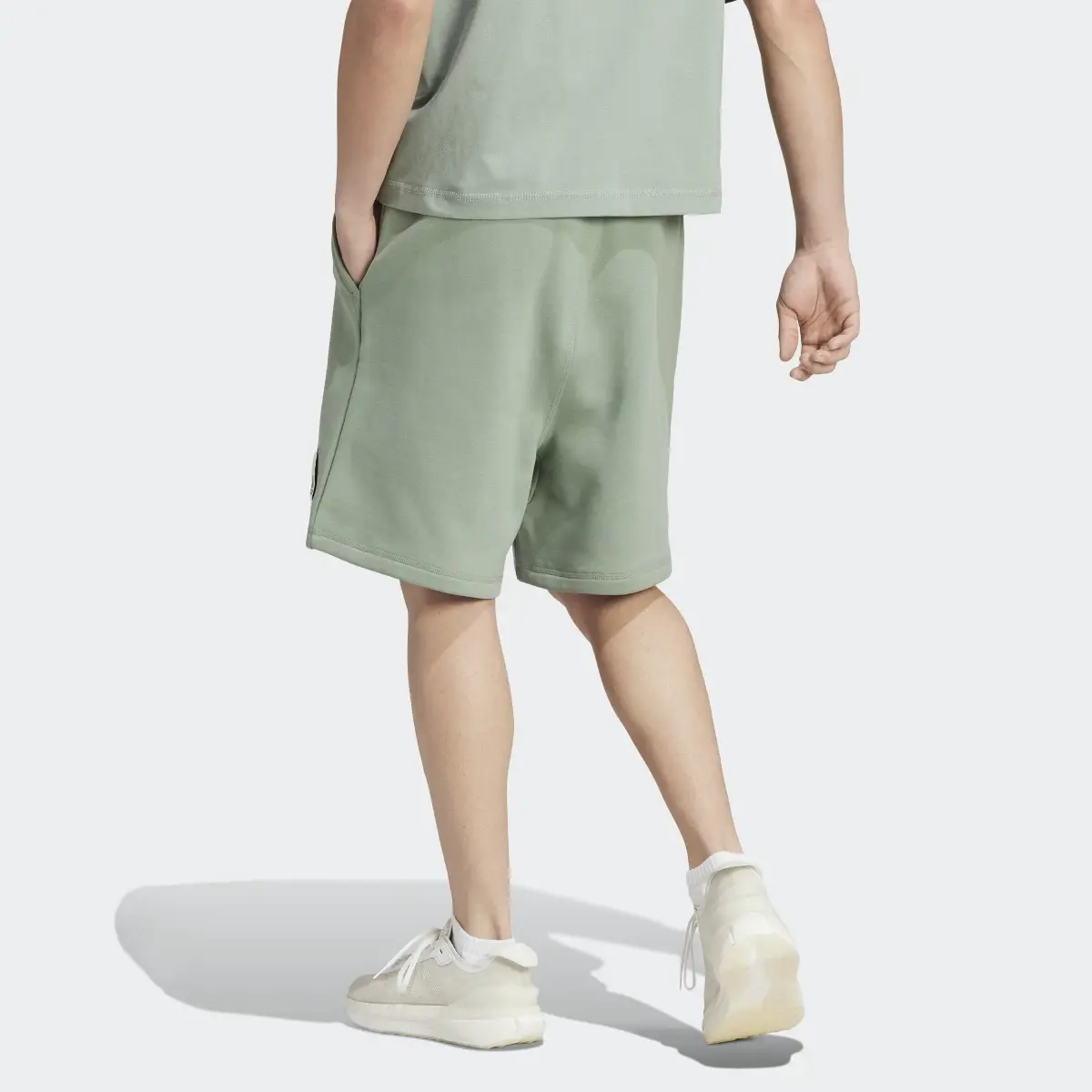 Adidas Lounge Fleece Shorts. 3