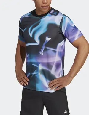 Adidas Designed 4 Training HEAT.RDY Allover Print HIIT Training Tee