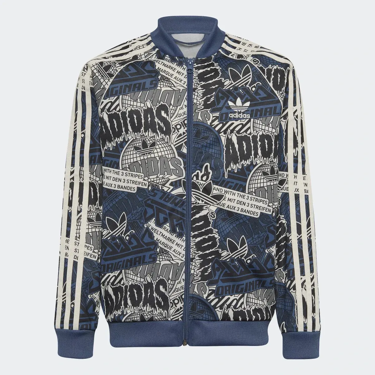 Adidas Allover Print SST Track Top. 1
