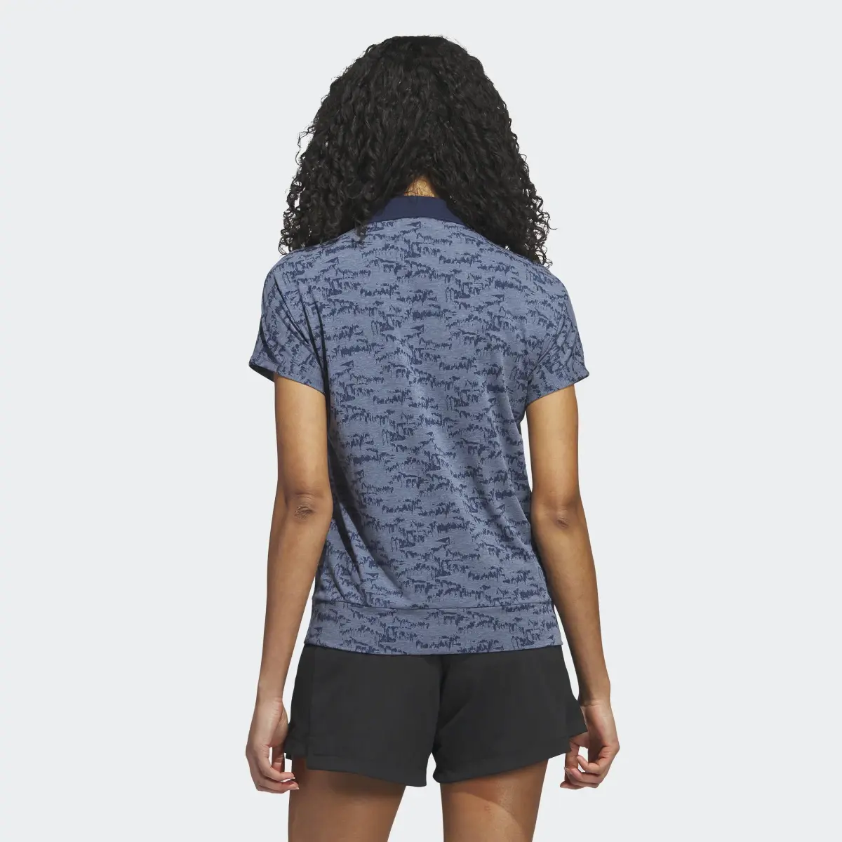 Adidas Go-To Printed Golf Polo Shirt. 3
