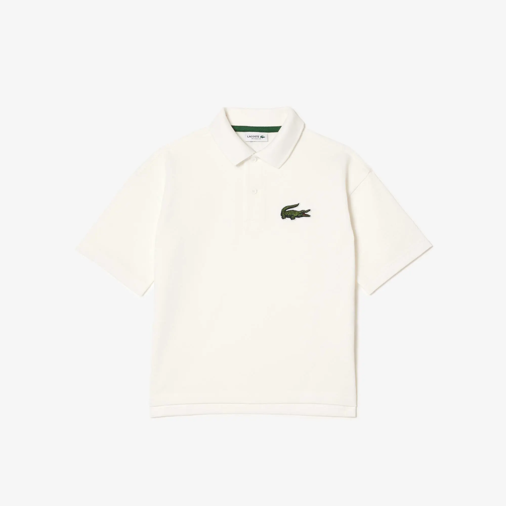 Lacoste Polo em piqué de algodão. 1