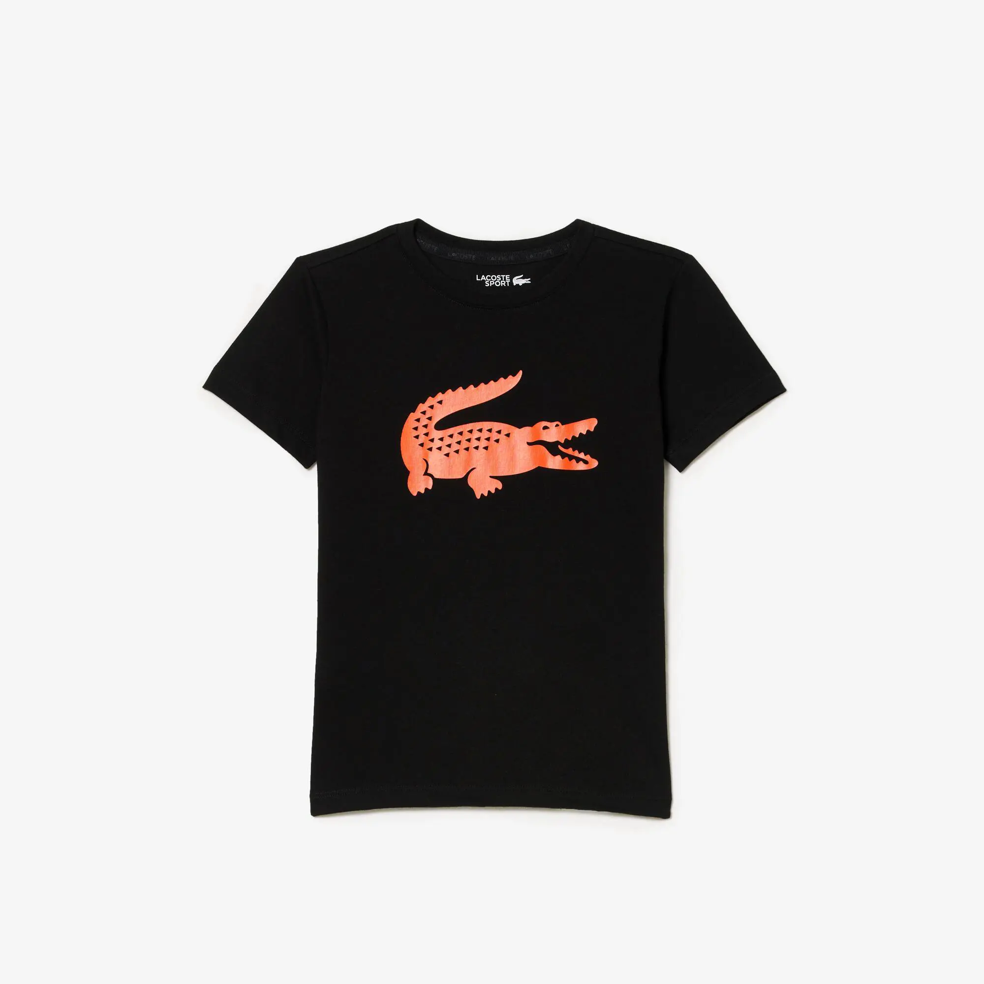 Lacoste Kids' Lacoste SPORT Tennis Technical Jersey Oversized Croc T-shirt. 2