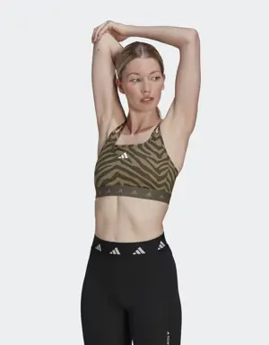 Adidas Hyperglam Techfit Medium-Support Zebra Bra. 2 Adidas Hyperglam Techfit Medium-Support Zebra Bra. 2