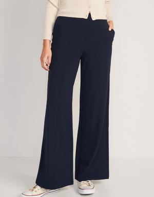 Old Navy High-Waisted PowerSoft Wide-Leg Pants blue