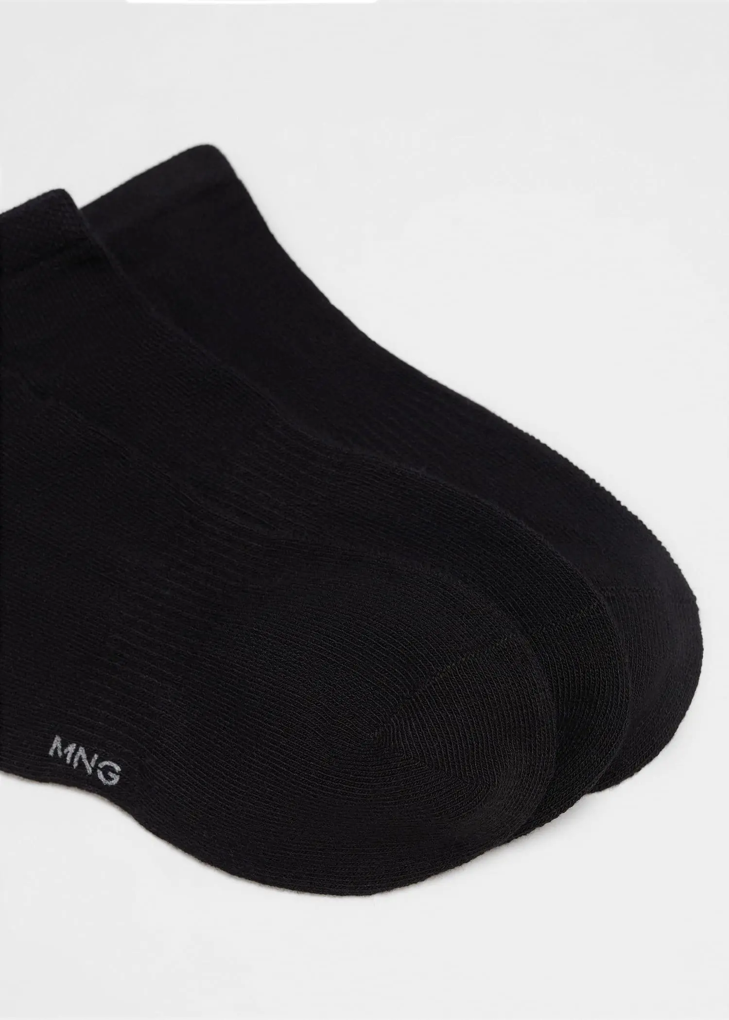 Mango Lot 3 paires de chaussettes unies coton. 2