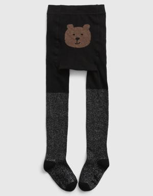 Gap Toddler Bear Tights black