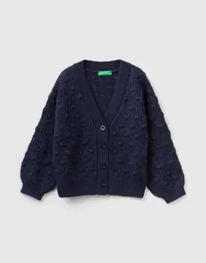 knit cardigan with buttons