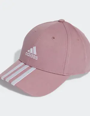 Gorra Béisbol 3 Franjas Sarga de Algodón