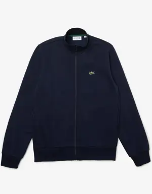 Men's Regular Fit Brushed Fleece Zip-Up Sweatshirt