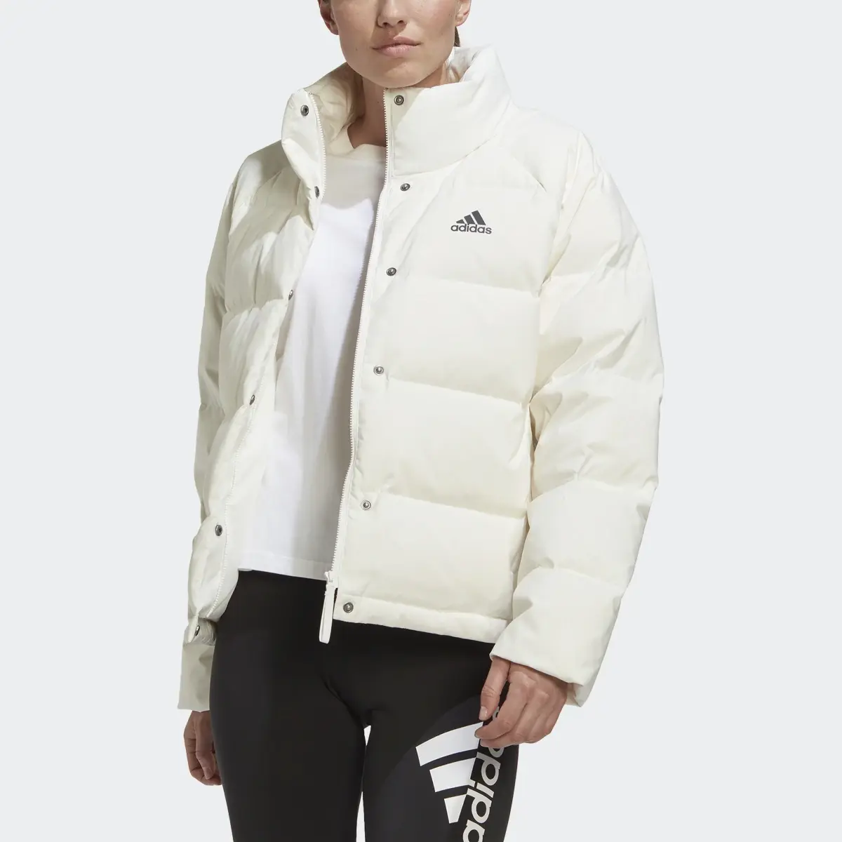 Adidas Helionic Relaxed Down Jacket. 1