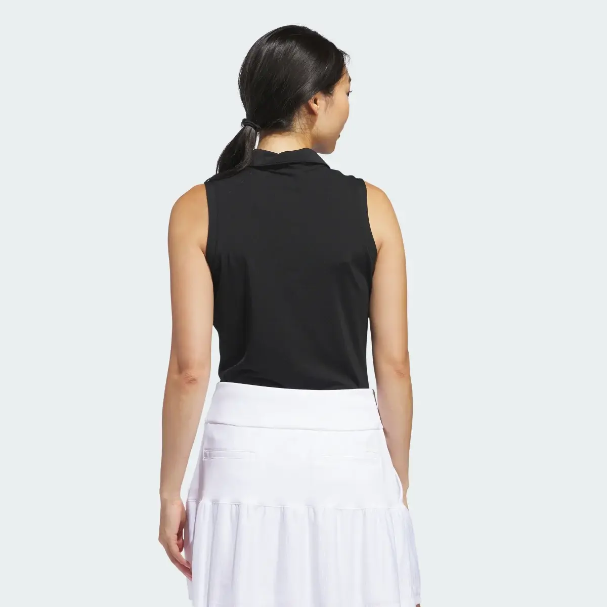 Adidas Women's Ultimate365 Solid Sleeveless Poloshirt. 3