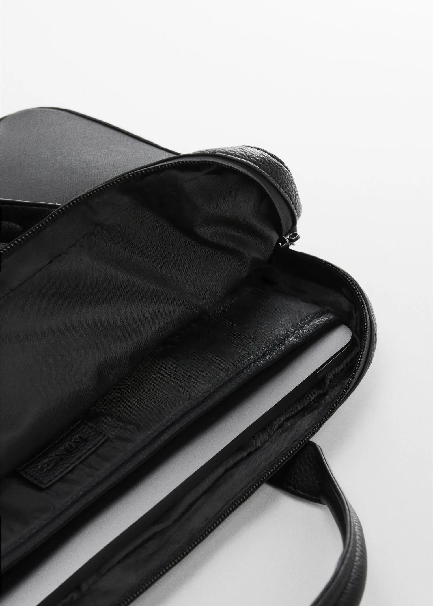 Mango Leather-effect briefcase. 3