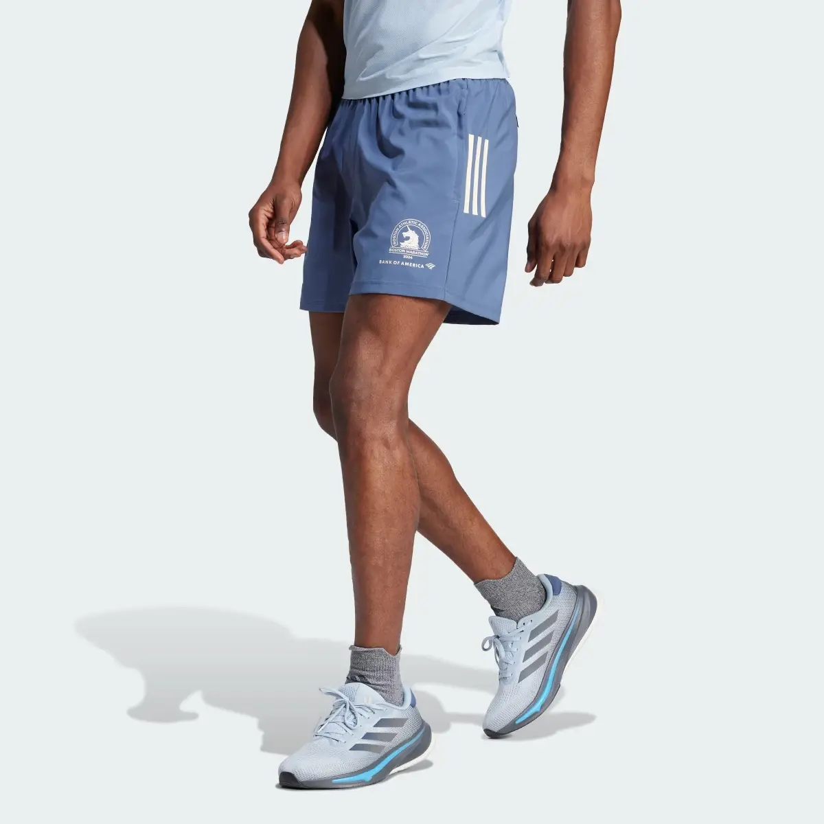 Adidas Boston Marathon 2024 Own the Run 5" Shorts. 2