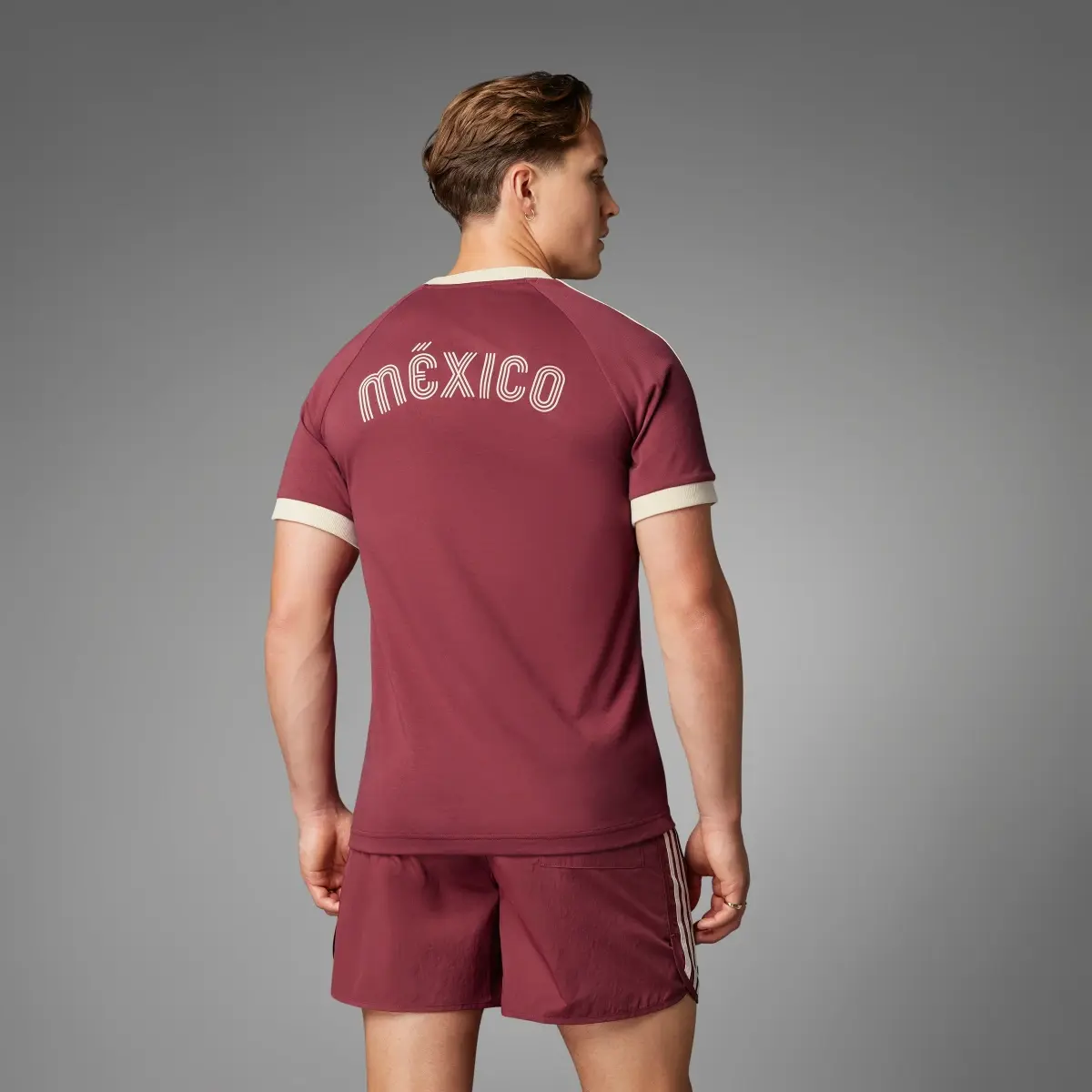 Adidas Playera Adicolor Selección Nacional de México 3 franjas. 2