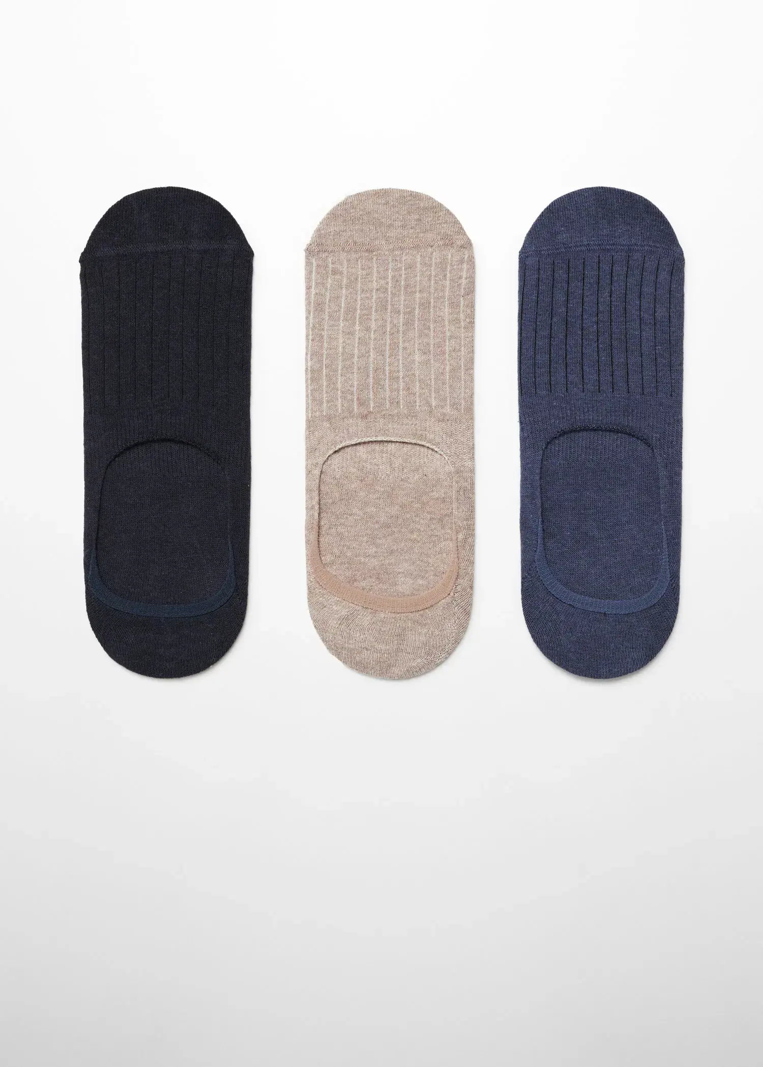 Mango 3er-Pack Socken mit Streifendesign. 1