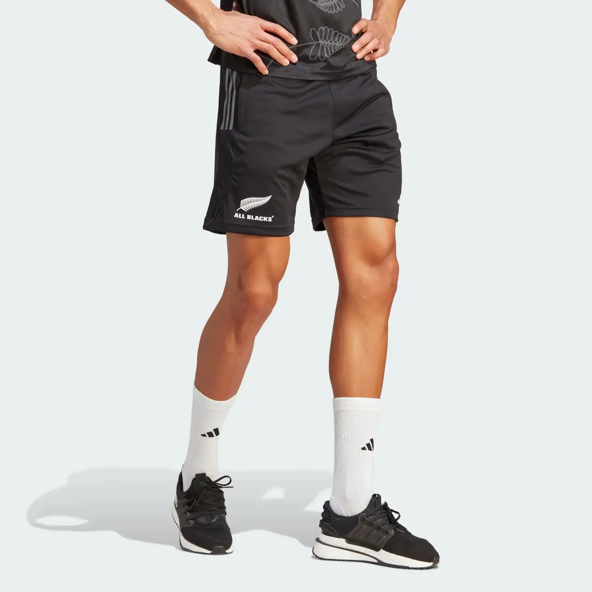 Adidas All Blacks Rugby Gym Shorts. 3